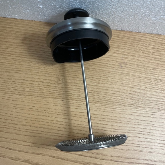 Mr Coffee French Press 1.2 Qt Stainless Steel & Glass Scoop and Instructions - Picture 5 of 10